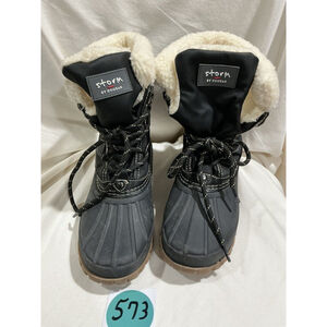 Woman’s Storm By Cougar Cassidy-v Black Lace Up Winter Boot Size 7